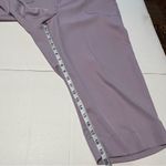 Alfred Dunner  Womens Size 18 Lilac Lavender Capri Pant Two Front Pockets Pull On Photo 4