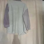 SheIn Chic Two-Tone Button-Up Shirt Photo 4