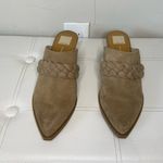 Dolce Vita Eilie Western Braided Mule Truffle Suede Sz 10 Photo 3