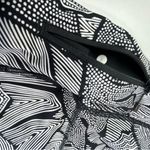 Lululemon Crop short Legging Wonder Under Dottie Tribe Size 8 Black White Photo 4