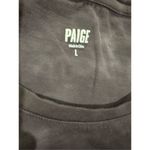 Paige gray white tie dye tee shirt womens L Photo 2