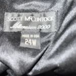 Vintage Scott McClintock Millennium 2000 Sparkle Gown Women’s 24W Black Photo 2