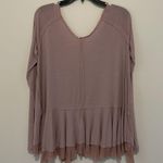 Free People We the Free Mauve Purple Long Sleeve Top Photo 3