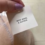 ZARA  Sweater Women Size Large Beige Wool Alpaca Pullover Knit Crew NEW Photo 9