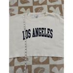 Brandy Melville John Galt Long Sleeve White Waffle Knit Top One Size Los Angeles Photo 3