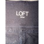 LOFT Outlet Black Leggings Women’s Size L – High Stretch Pull Photo 3