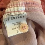 Free People x CP SHADES Cara Velvet Button Down Shirt in Pink size Small Photo 9