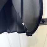 Lands' End Black Velvet Midi Skirt Classic Chic Party Career Elegant Size 12 Photo 5