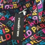 Karl Lagerfeld NWT  Paris women's Printed Utility Button-Front Top long sleeve 3X Photo 5