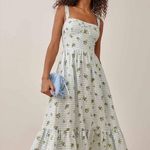 Reformation Like new,  Maegan Linen Floral Dress
Wore once for birthday pictures Photo 0