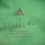 Adidas /Farm Rio Collab Green and Orange Leggings with Patterned Waistband Photo 4