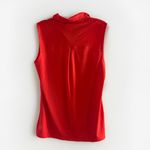 Puma Womens Medium Pounce Red Tomato Sleeveless Golf Polo Shirt Cool Max Photo 4