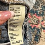 Free People FRAYED RAW HEM ACID WASH Women's Distressed Blue Jeans 30 Photo 5