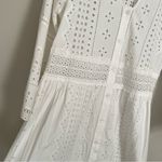 ZARA  White Long Sleeve Dress Photo 4