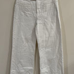 Frame  Le Pixie Hardy Wide Leg Pant High Rise Solid White Size 27 Photo 0