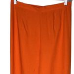 Jessica Howard Pants Womens 8 Petite Orange Linen Blend Relaxed Trouser Vintage Photo 2
