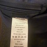 Milk and Honey  NWT Navy High-Waisted Pants with Gold Buttons and Side Zipper Photo 4