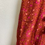 Sundance Pants Womens Larrge Vibrant Reef Floral Cargo Rope Tassle Boho Hippie Size L Photo 5