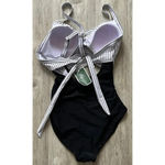 Eomenie | Women’s One Piece Tummy Control Swimsuit | NWT | Small Black Photo 1