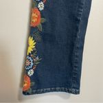 Ashley Mason  Premium floral embroidered leg jeans Photo 5