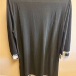 Tickled Teal  Black Knit Top Photo 5