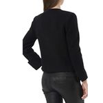 Vince NWT  Black Ribbed Snap Button Blazer Jacket SZ 0 Photo 1