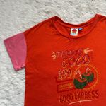 Farm Rio x Anthropologie Top Oversized Graphic Tee Short Sleeve Petite Sz LP Photo 4