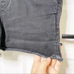 Madewell Adirondack Short Overalls in Washed Black Photo 5