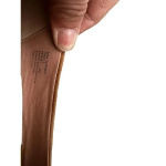 Taryn Rose  Women's Tan Leather Slip On Round Toe Flat Shoes Size US 11 Photo 2