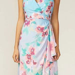 Adelyn Rae Maisy Floral Halter Midi Dress Photo 0