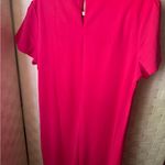 Bright Pink Short Sleeve Dress Size L Photo 1