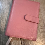 Nordstrom  Women's Pink Leather Long Breast Vest Pocket Wallet Photo 0