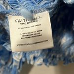 Faithfull the Brand  Smocked Willow Cropped Top in Blue Roos Tie Dye, Size S (4) Photo 9