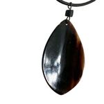 Hand painted giraffe pendant necklace on cord Photo 8