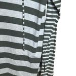 CAbi 3995 Striped Playoff Hoodie Long Sleeve Top Small Olive Green Thumb Holes Photo 4