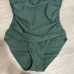 Ellen Tracy  one piece ruched swimsuit with cutout at front Photo 3