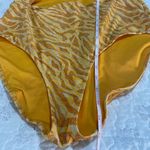 Aerie  Twist Front Cut Out Full Coverage One Piece Swimsuit Women XXL Orange Photo 7