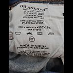 BLANK NYC  Crop Girlfriend Raw Hem Blue Jeans Size‎ 27 Photo 3