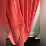 Pink Blush 3/4 Sleeve White Pink Maternity Maxi Dress Sz M Lightweight Easy Wear Photo 4