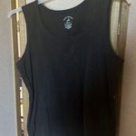 White Stag Women's  Black ribbed Tank Top xl Photo 0