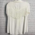 Ron Jon Idyllwind top silver snap western fringe cowgirl blouse size Large Miranda Lambe Photo 2