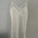 White Lace Slip Dress Bridal Neutral Wedding Sleepwear Medium Photo 0