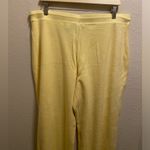 Victoria's Secret Victoria’s Secret Moda International Yellow Terry Cloth Pant Size XL New W/O Tag Photo 5