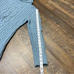 Original Aran Co Sweater Small Blue Teal Wool Ireland Fisherman Chunky Photo 7