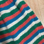 ZARA  Multicolored Striped Knit A-Line Cotton Blend Summer Beach Dress Size Small Photo 1