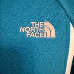 The North Face Fleece Full Zip Sweatshirt Blue Zipped Pockets Size Medium Photo 2