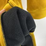 Shein heavy longline velvet hoodie ARM PARK golden mustard colored Gold Size XL Photo 7