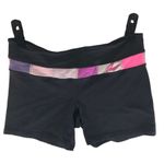 Lululemon Reverse Groove Shorts (Regular) Striped Black Pink Purple 8 Photo 0
