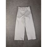 frame denim Frame Jetset Wide Leg Crop Jeans Womens Size 2 White Palazzo Stretch Denim Photo 7