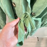 Free People Olivia Linen Blend Oversized Blazer Jacket in Pistachio Green Small Photo 2